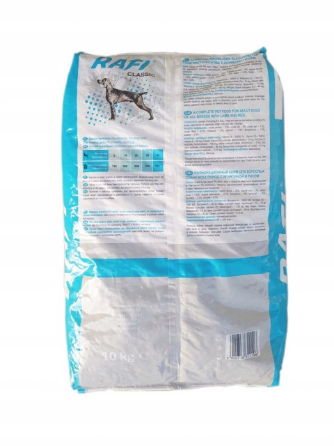 DOLINA NOTECI RAFI CLASSIC KARMA JAGNIĘCINA 10KG DOLINA NOTECI RAFI CLASSIC KARMA JAGNIĘCINA 10KG