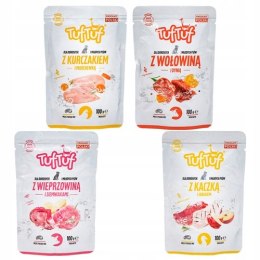 Mokra karma dla Psa Tuf Tuf mix smaków saszetka 40x100g