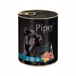 Piper Animals Mokra karma dla psa z jagnięciną i marchewką 800g